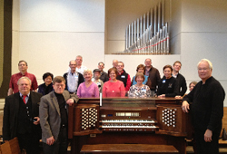 Stephen Hamilton at repertoire workshop, St. David's RC Church, Wayzata, MN