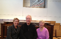 Stephen Hamilton with Laura Edmund and Sharon Kleckner