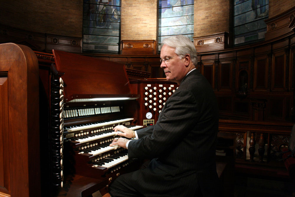 Stephen Hamilton at St. Paul's Chapel, Columbia University, New York City