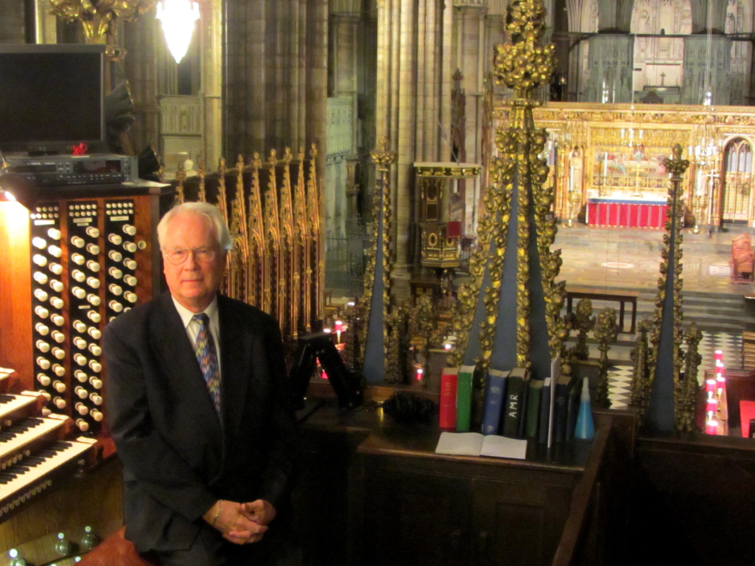 Stephen Hamilton at Westminster Abbey, London