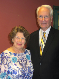 Dame Gillian Weir and Stephen at Bloomsbury Central Baptist Church in London. May 2016